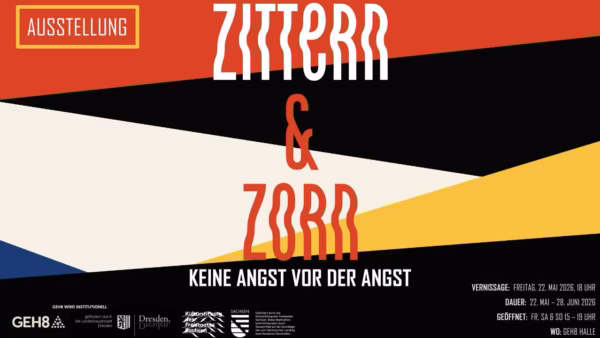 Gruppenausstellung Zittern und Zorn - Grafik: Michael Merkel