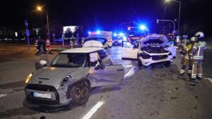 Unfall am Elbepark - Foto: R. Halkasch