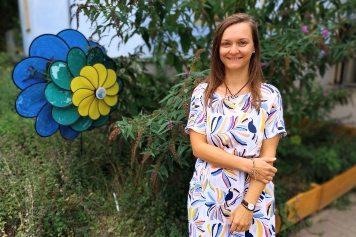 Sarah Frisch leitet seit Anfang September die Kita „Himmelsblau“ in Pieschen - Foto: Diakonie Dresden