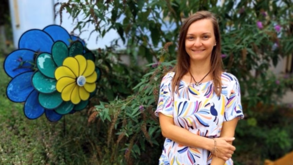 Sarah Frisch leitet seit Anfang September die Kita „Himmelsblau“ in Pieschen - Foto: Diakonie Dresden